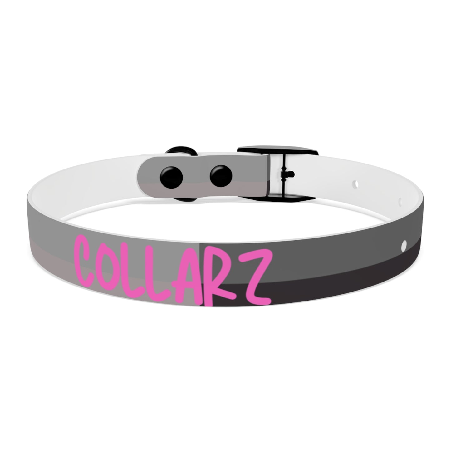 Gray & Black Waterproof Dog Collar | Durable Odor-Resistant TPU Collar – Collarz