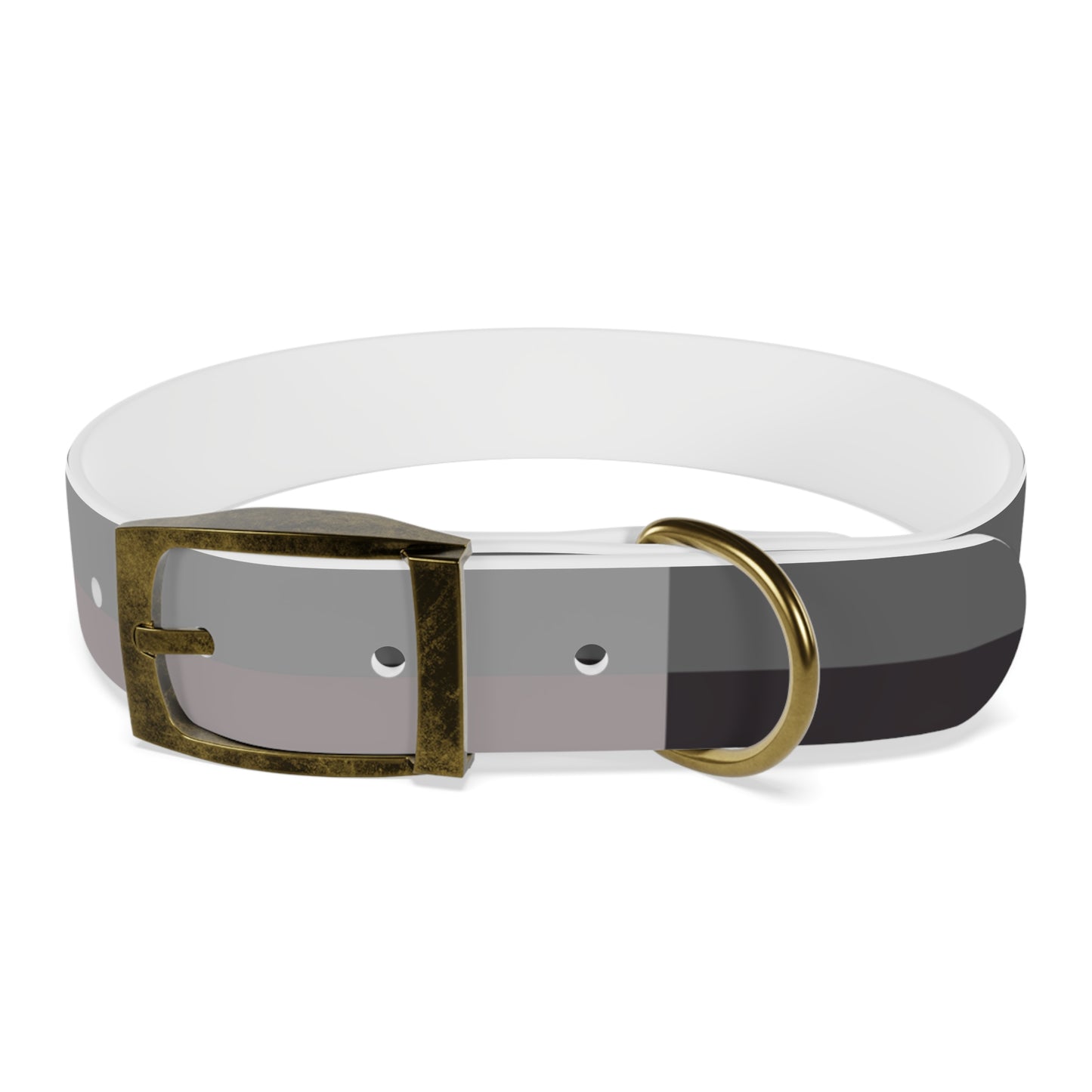 Gray & Black Waterproof Dog Collar | Durable Odor-Resistant TPU Collar – Collarz