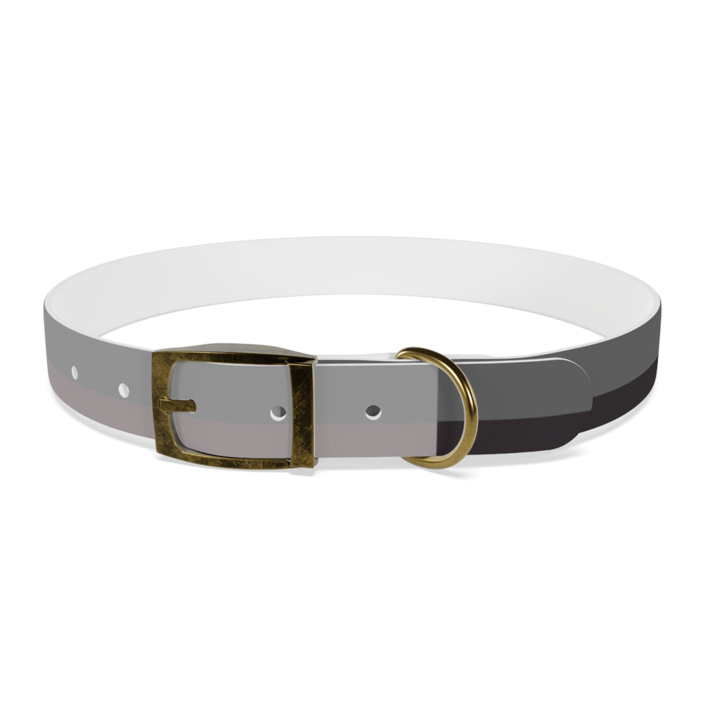 Gray & Black Waterproof Dog Collar | Durable Odor-Resistant TPU Collar – Collarz