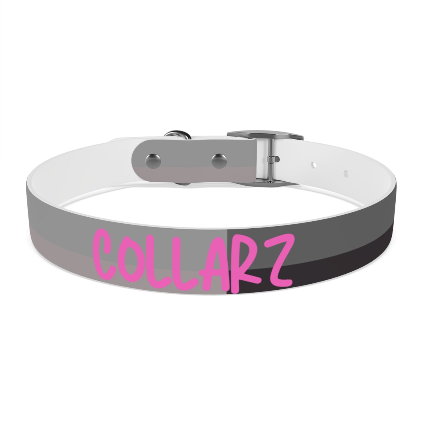 Gray & Black Waterproof Dog Collar | Durable Odor-Resistant TPU Collar – Collarz