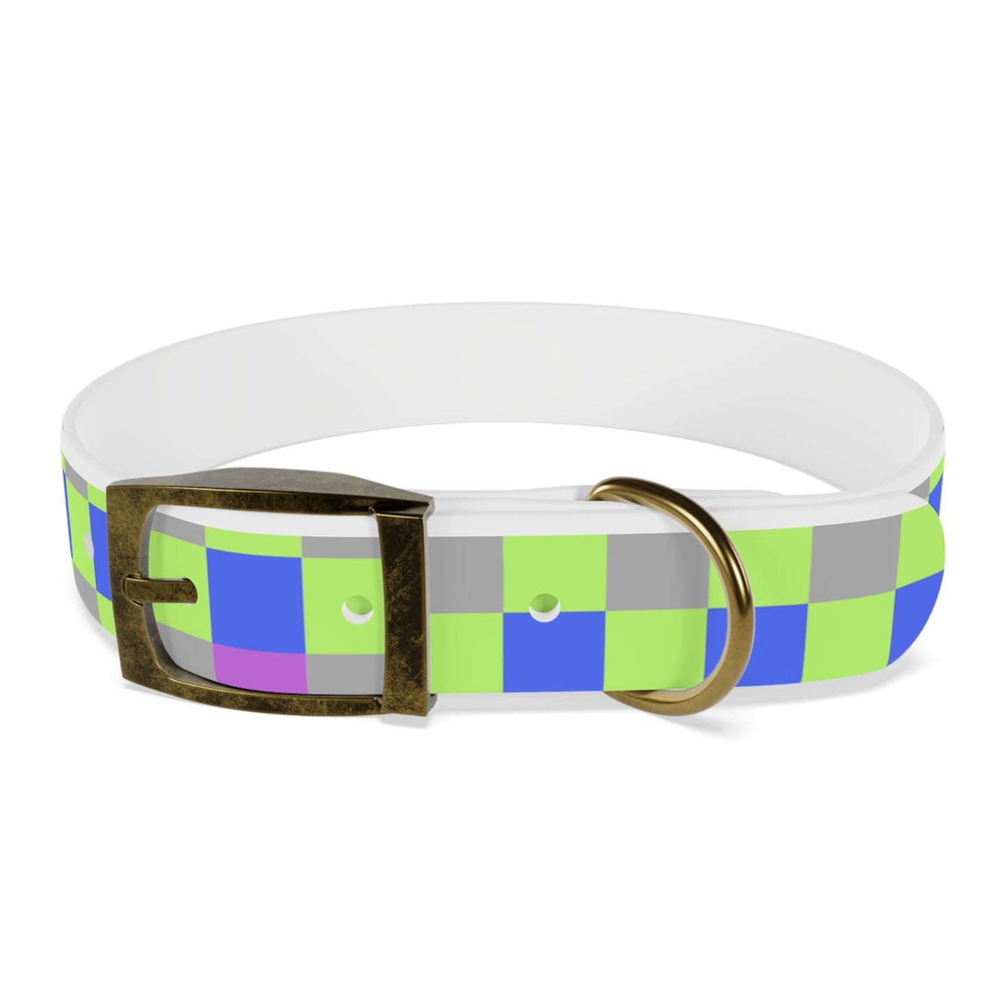 Checkered Dog Collar